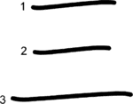 kanji stroke order for 三