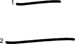 kanji stroke order for 二