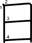 kanji stroke order for 日