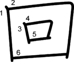kanji stroke order for 回